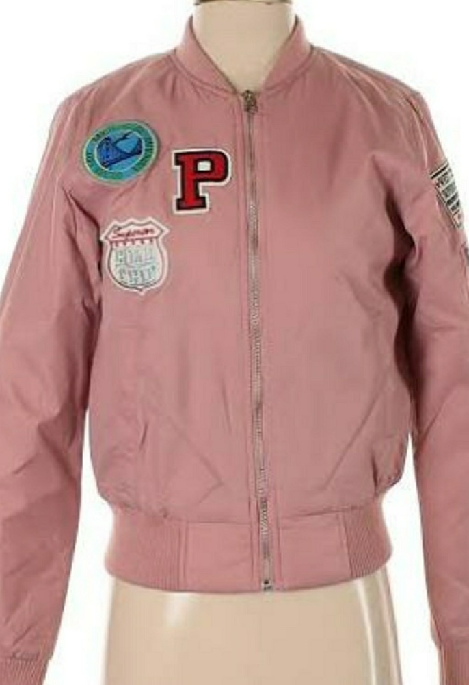 Women's Bomber jacket with patches